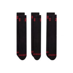 Skarpety nike air jordan essentials crew 3pack black university red. Czarne skarpetki damskie Nike, bez wzorów. Za 79.00 zł.