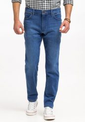 WRANGLER RIVER MĘSKIE SPODNIE JEANSOWE JEANSY DŻINSY RUSTIC W112361300. Jeansy męskie Wrangler. Za 229.99 zł.