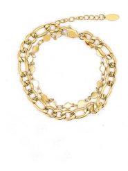 MOODE Bransoletka "Houria" rozmiar: onesize. Żółte bransoletki damskie MOODE, ze stali. Za 52.99 zł.