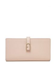Furla Portfel Flow Continental Bifold WP00402 BX2045 0496S Różowy. Czerwone portfele damskie Furla, bez wzorów, ze skóry. Za 589.99 zł.