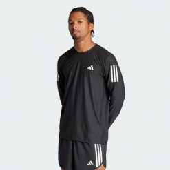 Koszulka Own The Run Long Sleeve. Niebieskie koszulki męskie z długim rękawem Adidas, m, z materiału. Za 199.00 zł.