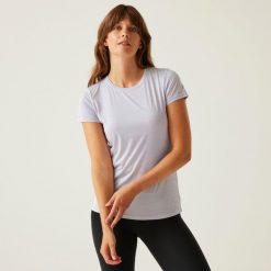 Koszulka sportowa damska Fingal Edition szybkoschnąca. Fioletowe topy sportowe damskie Dare 2b, bez wzorów, bez ramiączek. Za 140.00 zł.