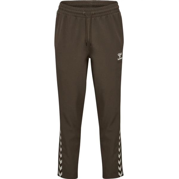 Spodnie Hummel Root. Brązowe spodnie sportowe damskie HUMMEL, xl, z materiału, na fitness i siłownię. Za 277.50 zł.