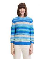 Betty Barclay Sweter w kolorze niebiesko-białym rozmiar: 46. Niebieskie swetry klasyczne damskie Betty Barclay, bez kołnierzyka. Za 130.99 zł.