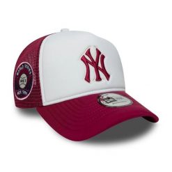 New Era Ws Ef Trucker Neyyanco Czapka Dorosłych. Białe czapki męskie New Era, z aplikacjami, z materiału, sportowe. Za 224.99 zł.