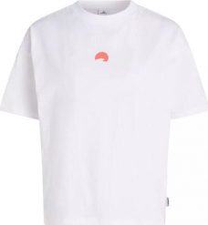 Koszulka sportowa damska O'neill WOW T-SHIRT. Białe bluzki sportowe damskie O'neill, l, bez wzorów, z bawełny, bez ramiączek. Za 200.20 zł.