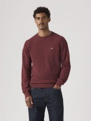 Levi's Sweter w kolorze czerwonym rozmiar: S. Czerwone swetry męskie Levi's, s, bez wzorów, z bawełny, bez kołnierzyka. Za 139.95 zł.
