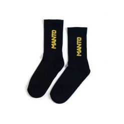 Skarpetki sportowe Manto Logotype 23. Czarne skarpetki damskie Manto, bez wzorów. Za 49.99 zł.