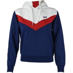 Fila Bosa Cropped Hoody, damska bluza. Niebieskie bluzy bez kaptura damskie Fila, xl, z elastanu. Za 199.99 zł.