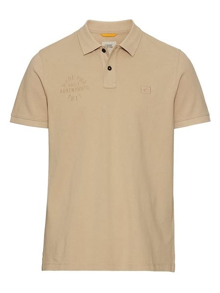 Camel Active Koszulka polo w kolorze kremowym rozmiar: 4XL. Brązowe koszulki polo męskie Camel Active, xl, bez wzorów, z bawełny, bez ramiączek. Za 109.26 zł.