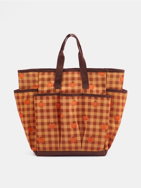 Torba ogrodowa z motywem dyni - wielobarwny. Torebki klasyczne damskie Sinsay, bez wzorów, bez dodatków. Za 19.99 zł.
