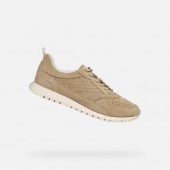 Buty GEOX D SUKIE 2.0 Jasnobrązowy. Brązowe obuwie trekkingowe damskie Geox. Za 423.99 zł.