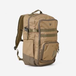 Plecak Solognac Tactical Wild 100 30 l. Brązowe plecaki damskie CAPERLAN, bez wzorów, z materiału. Za 129.99 zł.
