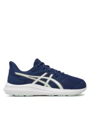 Asics Buty do biegania Jolt 4 Gs 1014A300 Niebieski. Niebieskie buty sportowe chłopięce Asics, bez wzorów, z materiału, bez zapięcia. Za 149.99 zł.