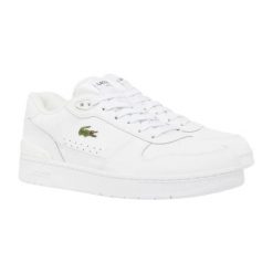 Tenisówki Lacoste Model T-clip Set Kolor Biały. Białe trampki i tenisówki męskie Lacoste, bez wzorów, z materiału, bez zapięcia. Za 441.15 zł.
