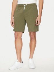 Tommy Hilfiger Szorty sportowe UM0UM03364 Zielony Regular Fit. Zielone szorty męskie Tommy Hilfiger, m, z bawełny. Za 129.99 zł.