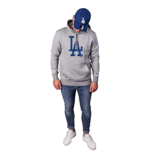 Bluza z kapturem Los Angeles Dodgers. Niebieskie bluzy z kapturem męskie New Era, m. W wyprzedaży za 255.10 zł.