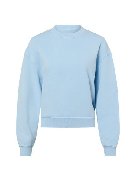 Samsøe Samsøe Bluza - Savan Kobiety Bawełna niebieski, M. Niebieskie bluzy bez kaptura damskie Samsoe & Samsoe, m, z bawełny. Za 379.95 zł.