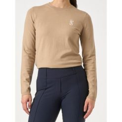 Damski sweter z okrągłym dekoltem PS of Sweden. Brązowe swetry klasyczne damskie PS OF SWEDEN, na zimę, z dzianiny, bez kołnierzyka. Za 579.00 zł.