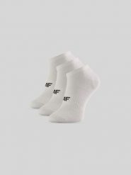 4F Skarpetki krótkie (3-pack) męskie - białe 39-42. Białe skarpetki męskie 4f, bez wzorów, z bawełny. Za 49.99 zł.