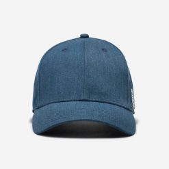 Czapka baseballówka dla dorosłych Kipsta BA550. Niebieskie czapki męskie KIPSTA, bez wzorów, sportowe. Za 39.99 zł.