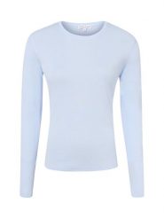 Marie Lund Koszulka z długim rękawem Kobiety Bawełna niebieski, XS. Niebieskie t-shirty damskie Marie Lund, xs, bez wzorów, z bawełny, bez kołnierzyka. Za 149.95 zł.
