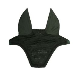 Czapka przeciw muchom dla konia z cichego weluru, mini perełki Kentucky Horsewea. Zielone czapki męskie KENTUCKY HORSEWEAR, z weluru. Za 313.50 zł.