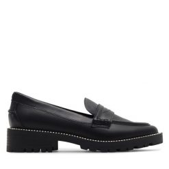 Lordsy Nine West. Czarne mokasyny damskie Nine West. Za 155.99 zł.