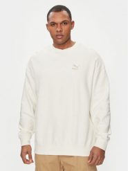 Puma Bluza Classics 624253 Écru Relaxed Fit. Bluzy bez kaptura męskie Puma, m, z bawełny. Za 179.99 zł.