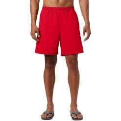 Kąpielówki Backcast III Water Short. Czerwone kąpielówki męskie Columbia, uniwersalny, bez wzorów. W wyprzedaży za 125.00 zł.