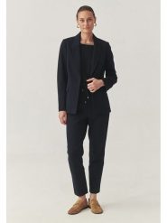 TATUUM Spodnie w kolorze granatowym rozmiar: 46. Niebieskie spodnie materiałowe damskie Tatuum, bez wzorów, z materiału, z podwyższonym stanem. Za 156.61 zł.