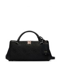 Guess Torebka Audrey Logo HWJG97 55060 Czarny. Czarne torebki klasyczne damskie Guess, z aplikacjami, z materiału, bez dodatków. Za 634.99 zł.