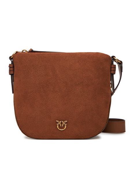 PINKO Torebka Hobo Zip Around Mini Al 25-26 PLTT 105332 A2JH Brązowy. Brązowe torebki klasyczne damskie Pinko, bez wzorów, ze skóry, bez dodatków. Za 1,529.00 zł.