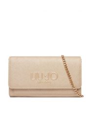 Liu Jo Portfel AA6191 ES029 Złoty. Żółte portfele damskie Liu Jo, bez wzorów, ze skóry. Za 379.99 zł.