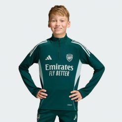 Koszulka treningowa Arsenal Tiro 25 Competition. Zielone t-shirty sportowe męskie Adidas, bez wzorów, bez ramiączek. Za 279.00 zł.