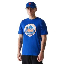 Koszulka New York Mets Nos MLB Regular. Niebieskie t-shirty sportowe męskie New Era, m, bez ramiączek. Za 192.50 zł.