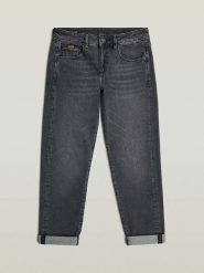 G-Star Dżinsy - Boyfriend fit - w kolorze antracytowym rozmiar: W27/L30. Czarne jeansy damskie G-Star. Za 303.06 zł.
