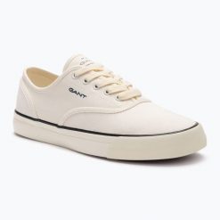 Trampki męskie Killox off white 28638624. Białe trampki i tenisówki męskie Gant, bez wzorów, z bawełny, przed kostkę, bez zapięcia. Za 179.99 zł.
