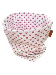 LiVi Szal-koło w kolorze jasnoróżowo-białym - 50 x 24 cm rozmiar: onesize. Białe szaliki dziecięce LiVi, z bawełny, bez ramiączek. Za 72.95 zł.