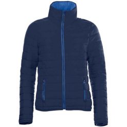 Kurtka Damska Ride Light Padded Jacket. Niebieskie kurtki damskie SOL'S, m, bez wzorów, z puchu, bez kaptura. Za 294.99 zł.