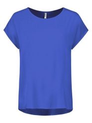 Sublevel Bluzka w kolorze niebieskim rozmiar: S. Niebieskie bluzki damskie Sublevel, s, bez wzorów, bez kołnierzyka, bez ramiączek. Za 63.95 zł.