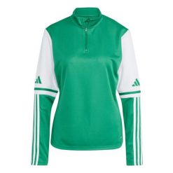 Bluza damska adidas Squadra 25 Training Top. Zielone bluzy bez kaptura damskie Adidas, z tkaniny. Za 131.99 zł.