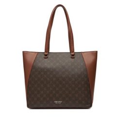 Torebka Nine West. Brązowe torebki klasyczne damskie Nine West, bez wzorów, bez dodatków. Za 349.99 zł.