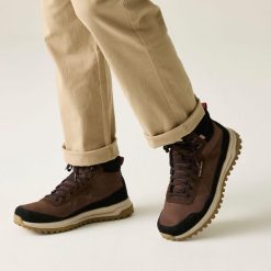 Mayfield Męskie wodoodporne buty turystyczne. Brązowe buty trekkingowe męskie Regatta, bez zapięcia, trekkingowe. Za 396.00 zł.