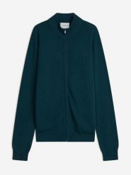 Perfect Cashmere Kaszmirowy kardigan "Jules" w kolorze turkusowym rozmiar: M. Niebieskie kardigany męskie Perfect Cashmere, m, bez wzorów, z kaszmiru, bez kołnierzyka. Za 478.99 zł.