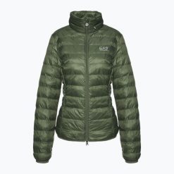 Kurtka damska EA7 Emporio Armani Train Core Eco Down Ultra Light. Zielone kurtki damskie EA7 Emporio Armani, s, bez wzorów, z materiału, bez kaptura. Za 519.99 zł.