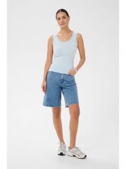 Kaffe Top w kolorze błękitnym rozmiar: S. Niebieskie topy damskie Kaffe, s, bez wzorów, bez kołnierzyka. Za 78.99 zł.