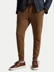 Polo Ralph Lauren Spodnie dresowe 710881518515 Brązowy Regular Fit. Brązowe spodnie dresowe męskie Polo Ralph Lauren, bez wzorów, z bawełny. Za 729.99 zł.