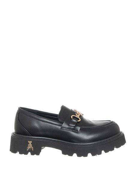 Patrizia Pepe Skórzane mokasyny w kolorze czarnym rozmiar: 40. Czarne mokasyny damskie Patrizia Pepe. Za 426.40 zł.