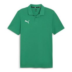 Koszulka sportowa męska Puma Team Goal Casuals Polo. Zielone koszulki polo męskie Puma, m, bez wzorów, z bawełny, bez ramiączek. Za 93.00 zł.